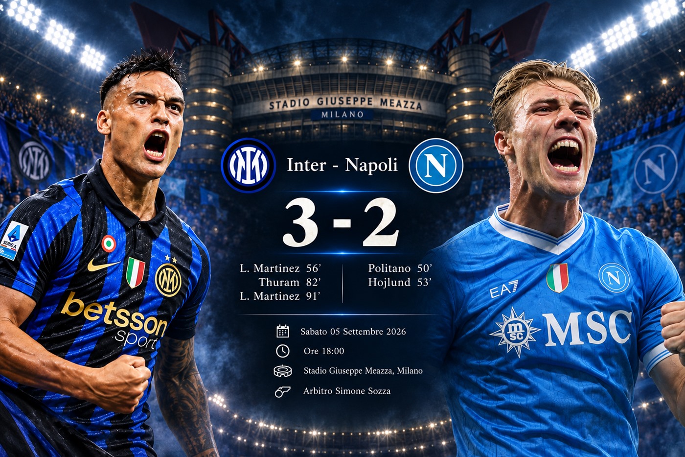 RISULTATO PARTITA
