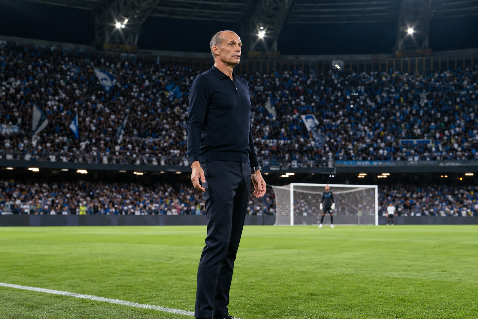 Napoli-Frosinone, Allegri cambia modulo: ipotesi difesa a tre