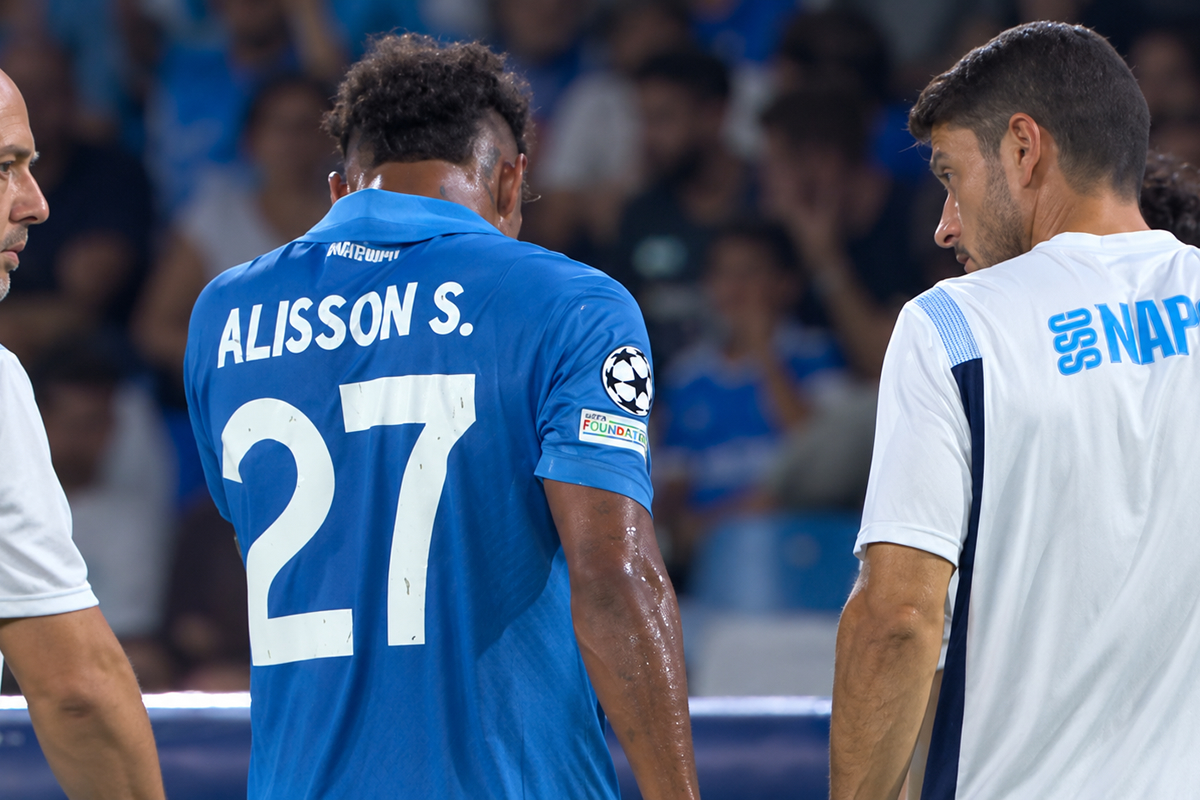 Napoli, Alisson Santos ancora ai box: rientro previsto a fine mese
